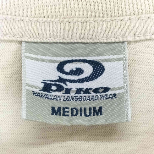 ピコ PIKO 90s 袖裾シングル 両面プリントクルーネックTシャツ メンズ M