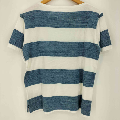 ハイスポーティングギア HAI SPORTING GEAR 90-00s ロゴ刺繍 ボートネック ボーダーカットソー メンズ JPN:M