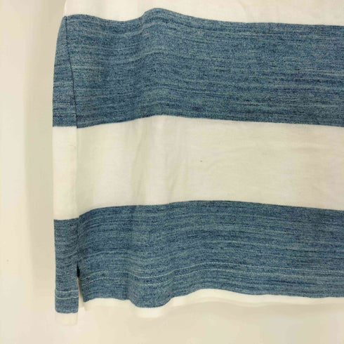 ハイスポーティングギア HAI SPORTING GEAR 90-00s ロゴ刺繍 ボートネック ボーダーカットソー メンズ JPN:M