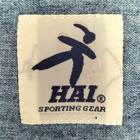 ハイスポーティングギア HAI SPORTING GEAR 90-00s ロゴ刺繍 ボートネック ボーダーカットソー メンズ JPN:M