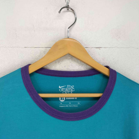 ナイキ NIKE ADFC フロントプリントクルーネックリンガーTシャツ メンズ XL