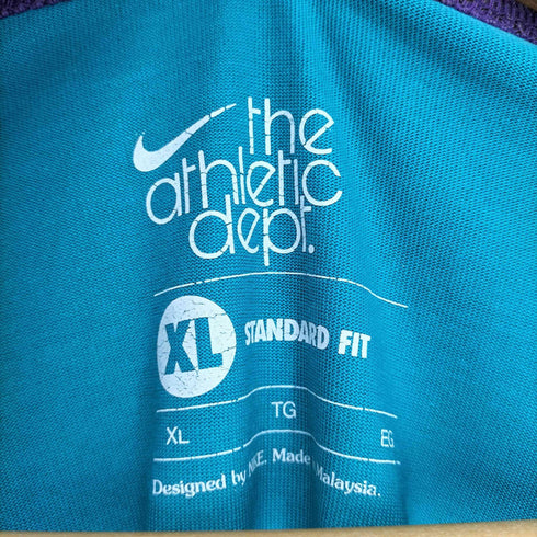 ナイキ NIKE ADFC フロントプリントクルーネックリンガーTシャツ メンズ XL