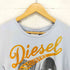 ディーゼル DIESEL 旧タグ フロッキープリントクルーネックTシャツ メンズ M
