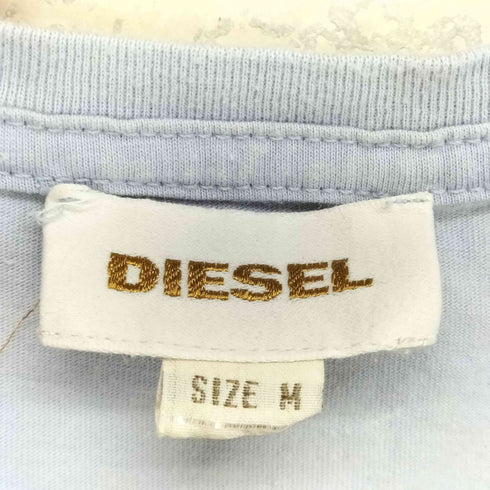 ディーゼル DIESEL 旧タグ フロッキープリントクルーネックTシャツ メンズ M