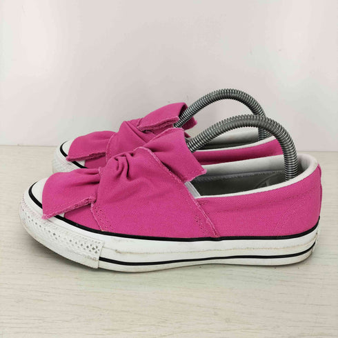 コンバース CONVERSE オールスター リボンノット スリップオン ピンク レディース CONVERSE:3 1/2