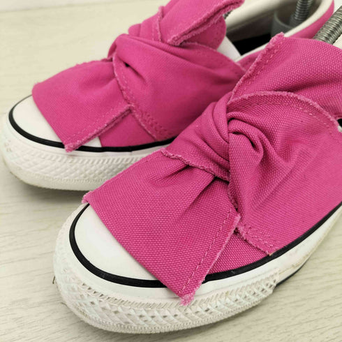 コンバース CONVERSE オールスター リボンノット スリップオン ピンク レディース CONVERSE:3 1/2