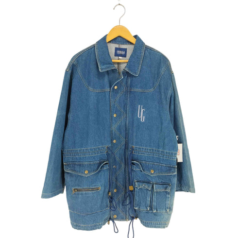UNITED GEAR マルチポケットデニムモッズコート メンズ L