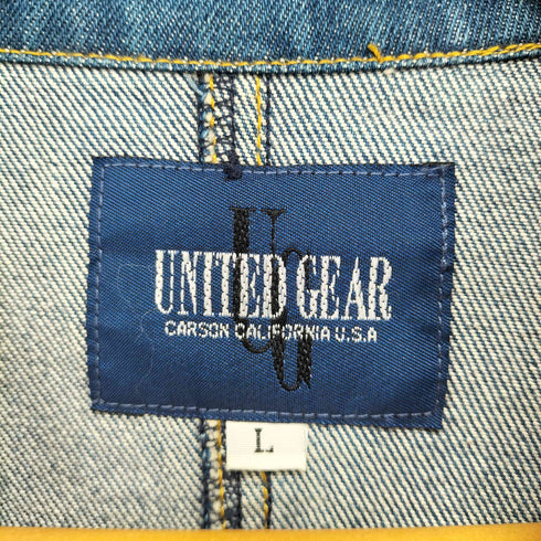 UNITED GEAR マルチポケットデニムモッズコート メンズ L