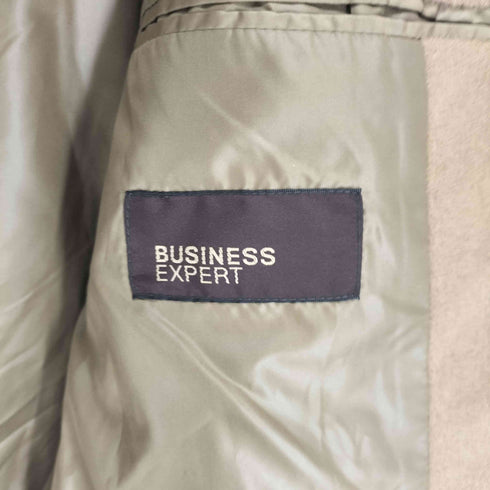 BUSINESS EXPERT ウール 比翼ステンカラーコート メンズ BM