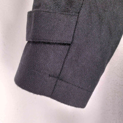 BUSINESS EXPERT カシミヤ混 比翼ステンカラーハーフコート WOOL&CASHMERE メンズ BM