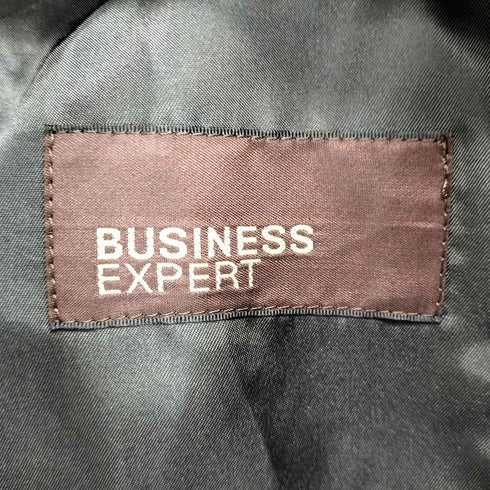 BUSINESS EXPERT カシミヤ混 比翼ステンカラーハーフコート WOOL&CASHMERE メンズ BM