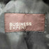 BUSINESS EXPERT カシミヤ混 比翼ステンカラーハーフコート WOOL&CASHMERE メンズ BM