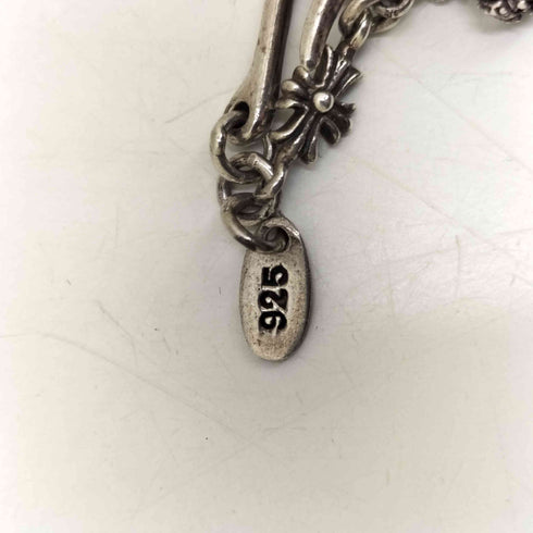 sv925刻印 十字架 クロス 冠 ネックレス メンズ