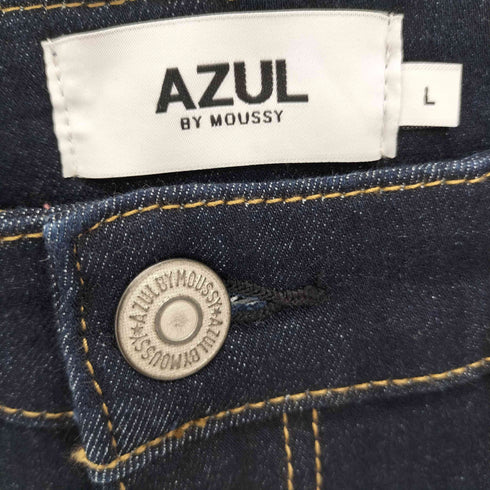 アズールバイマウジー AZUL by moussy AZUL DENIM フレアデニム ロング丈 レディース JPN:L