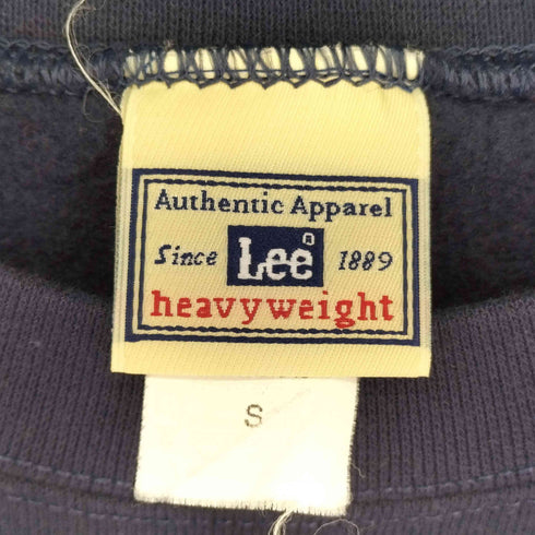 リー Lee 白タグ ワンポイント刺繍クルーネックスウェット レディース import:S