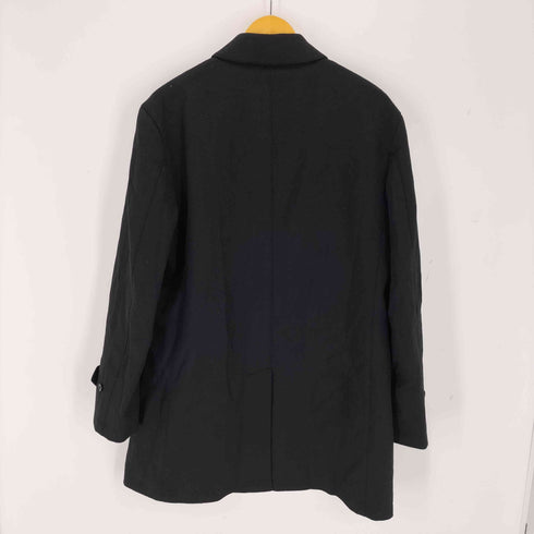 BUSINESS EXPERT カシミヤ混 比翼ステンカラーハーフコート WOOL&CASHMERE メンズ BM