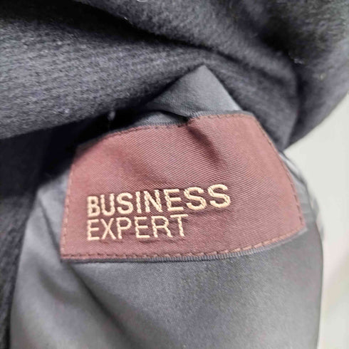 BUSINESS EXPERT カシミヤ混 比翼ステンカラーハーフコート WOOL&CASHMERE メンズ BM