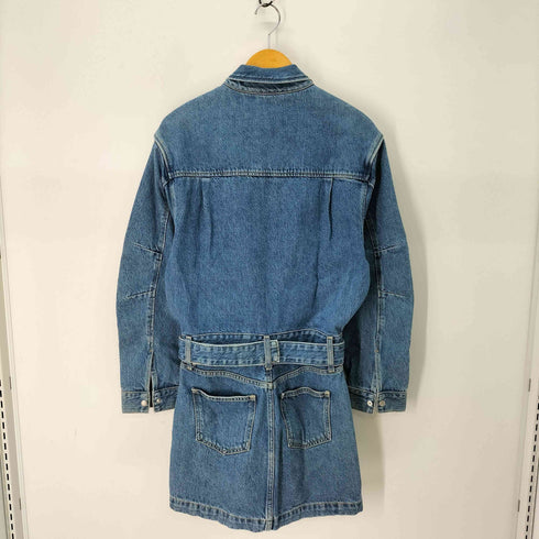 カルバンクラインジーンズ Calvin Klein Jeans ベルテッドデニムミニワンピース レディース import:XS
