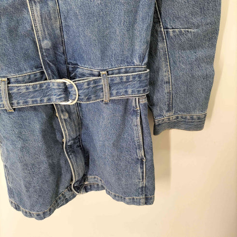 カルバンクラインジーンズ Calvin Klein Jeans ベルテッドデニムミニワンピース レディース import:XS