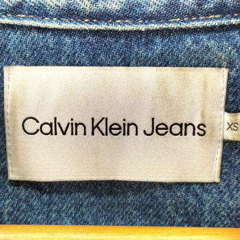 カルバンクラインジーンズ Calvin Klein Jeans ベルテッドデニムミニワンピース レディース import:XS