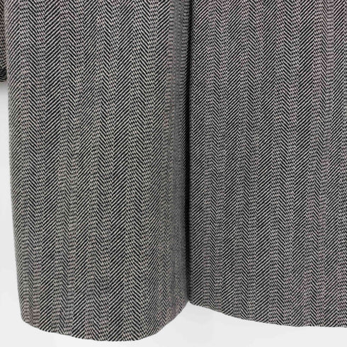 アレグリ allegri 3B ヘリンボーン カシミヤ混 ウールチェスターコート メンズ LL