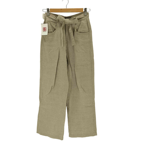 バナナリパブリック BANANA REPUBLIC LINEN100% リネンイージーパンツ レディース JPN:4