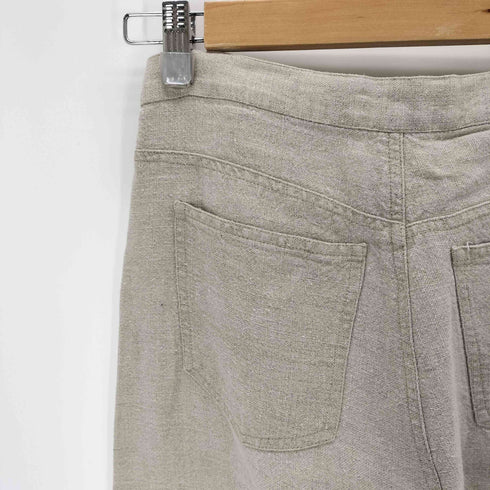 バナナリパブリック BANANA REPUBLIC LINEN100% リネンイージーパンツ レディース JPN:4