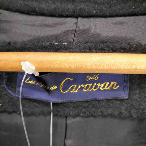 CARAVAN cashmere fur カシミヤ100% ファーロングコート レディース