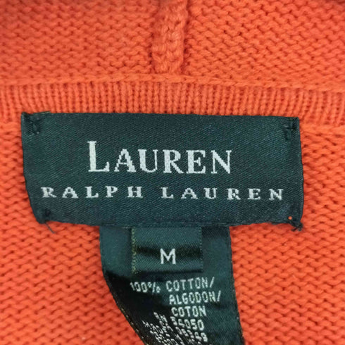 ローレンラルフローレン LAUREN RALPH LAUREN Vネック ニットパーカー レディース import:M