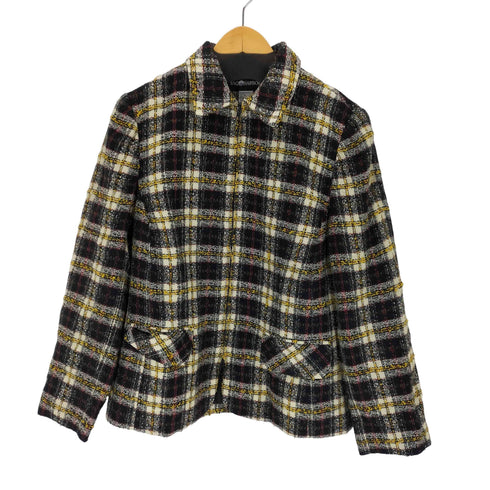 サグハーバー SAG HARBOR チェック柄ジップアップジャケット レディース US:10