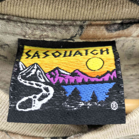 SASQUATCH ツリーカモカットソー メンズ