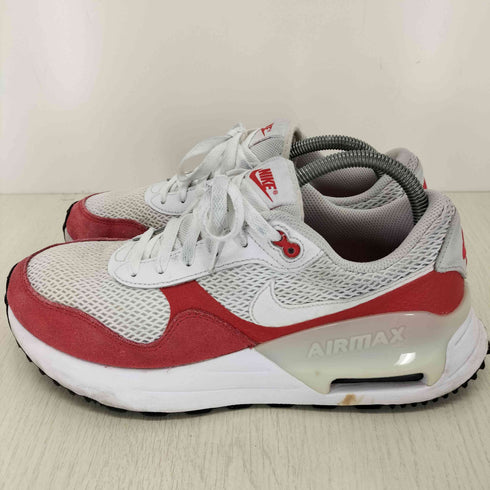 ナイキ NIKE Air Max SYSTM White University Red メンズ JPN:26.5