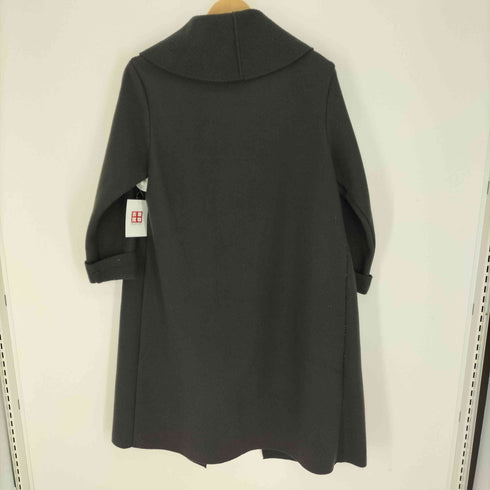 ラウンジドレス Loungedress 裏地リブニット ビッグカラーコート レディース FREE