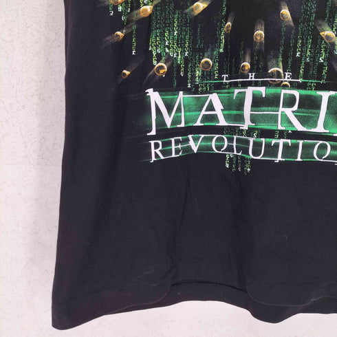 THE ROXX 袖裾シングル 両面プリントクルーネックTシャツ メンズ M