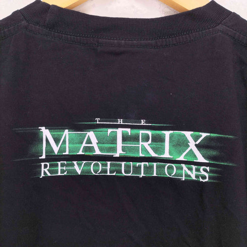 THE ROXX 袖裾シングル 両面プリントクルーネックTシャツ メンズ M