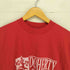 ヘインズ Hanes 90s USA製 袖裾シングル フロントプリントクルーネックTシャツ メンズ L