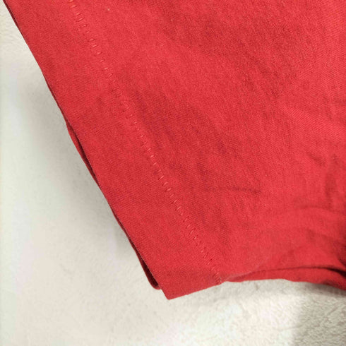 ヘインズ Hanes 90s USA製 袖裾シングル フロントプリントクルーネックTシャツ メンズ L