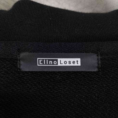 エルノロゼット Ellno Loset 狐独 狐刺繍ビックジップフーディー メンズ JPN:M