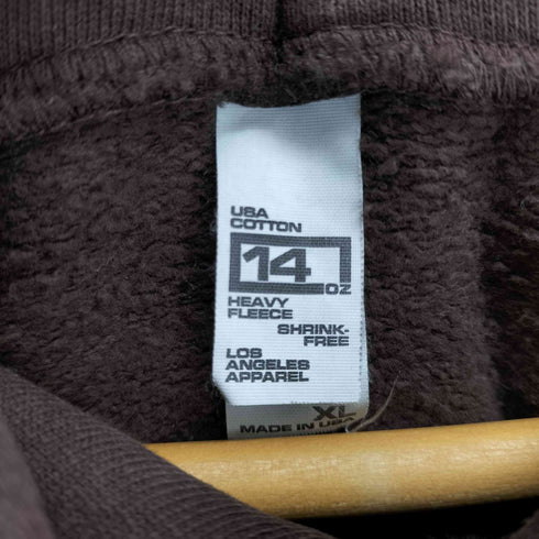 ロサンゼルスアパレル Los Angeles Apparel 14oz プルオーバーパーカー メンズ XL
