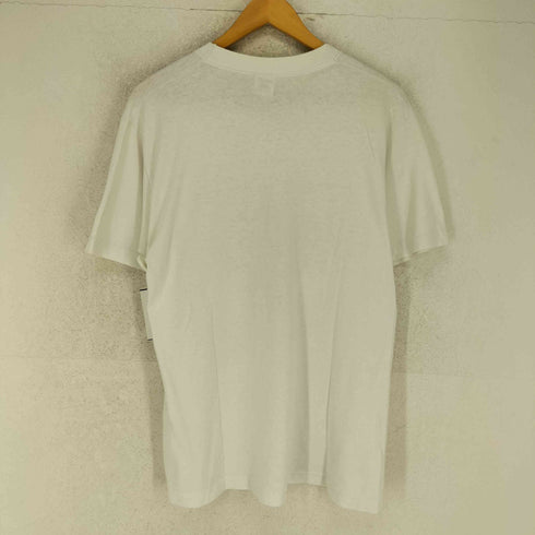 フルーツオブザルーム FRUIT OF THE LOOM 90s- USA製 袖裾シングル フロントプリントクルーネックTシャツ メンズ M