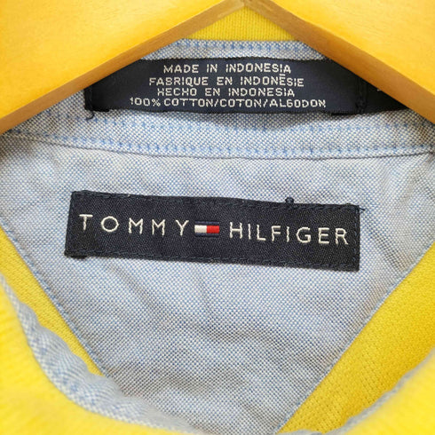 トミーヒルフィガー TOMMY HILFIGER ロゴ刺繍ポロシャツ メンズ L