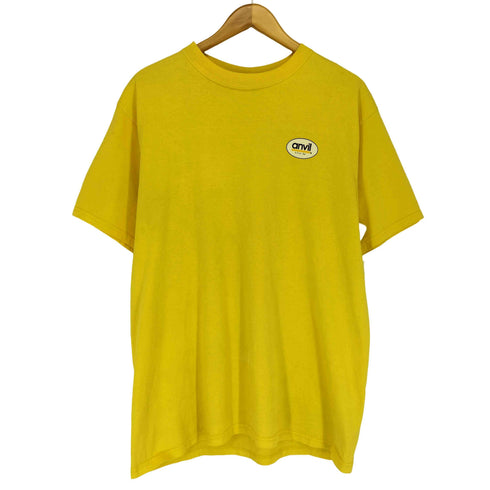 アンビル Anvil USA製 ロゴプリントクルーネックTシャツ メンズ L