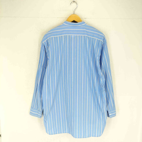 ロイヤルネイビー ROYAL NAVY 26SS コットン バンドカラー ストライプ シャツ レディース 1