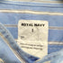 ロイヤルネイビー ROYAL NAVY 26SS コットン バンドカラー ストライプ シャツ レディース 1