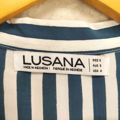 LUSANA 26SS ストライプシャツ select レディース S