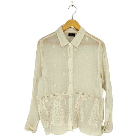 THE MITESH 25SS Sheer embroidery SH select レディース F