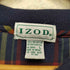 アイゾッド IZOD ブランド刺繍 チェック柄 ナイロン プルオーバー メンズ import:L