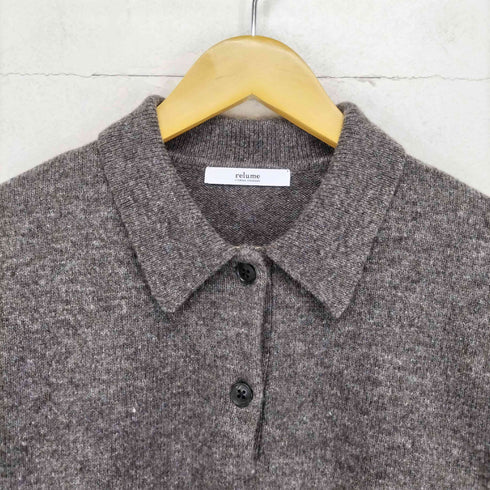 ジャーナルスタンダードレリューム JOURNAL STANDARD relume 25AW ニットポロシャツ レディース F