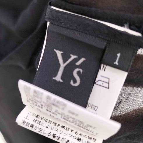 ワイズ Ys 24SS Collection CUPRO COTON SLEEVELESS HOODED BLOUSE レディース JPN:1