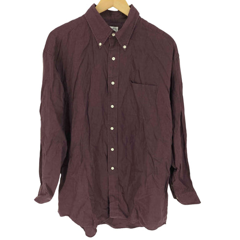 ブルックスブラザーズ BROOKS BROTHERS PURE IRISH LINEN リネンボタンダウンシャツ メンズ JPN:L